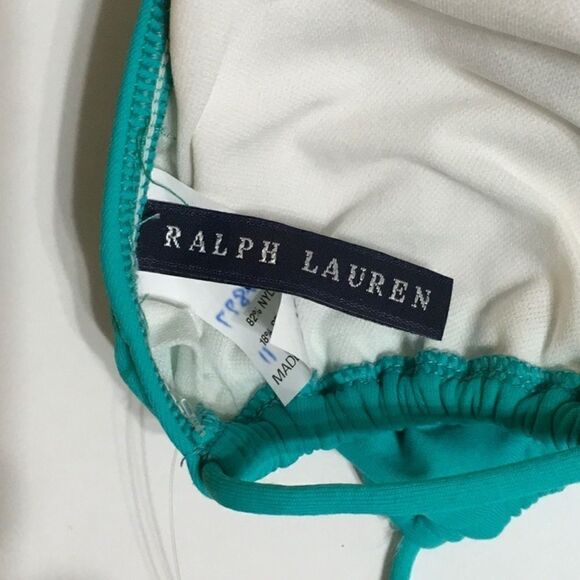 Ralph Lauren aqua bikini top. New - Picture 4 of 4